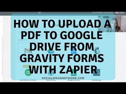 Automatically Upload a PDF to Google Drive from a Gravity Form Entry using Zapier