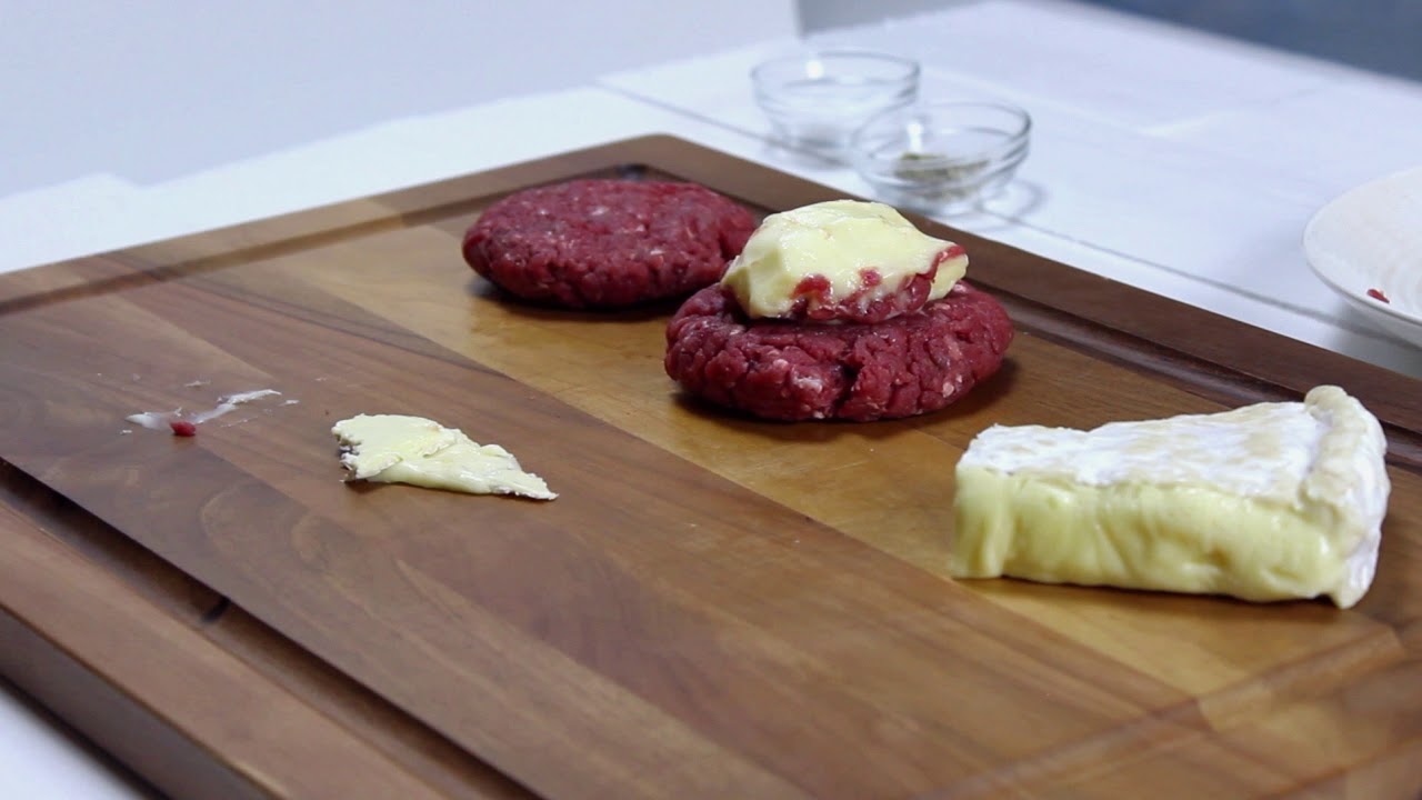 Brie Stuffed Burger