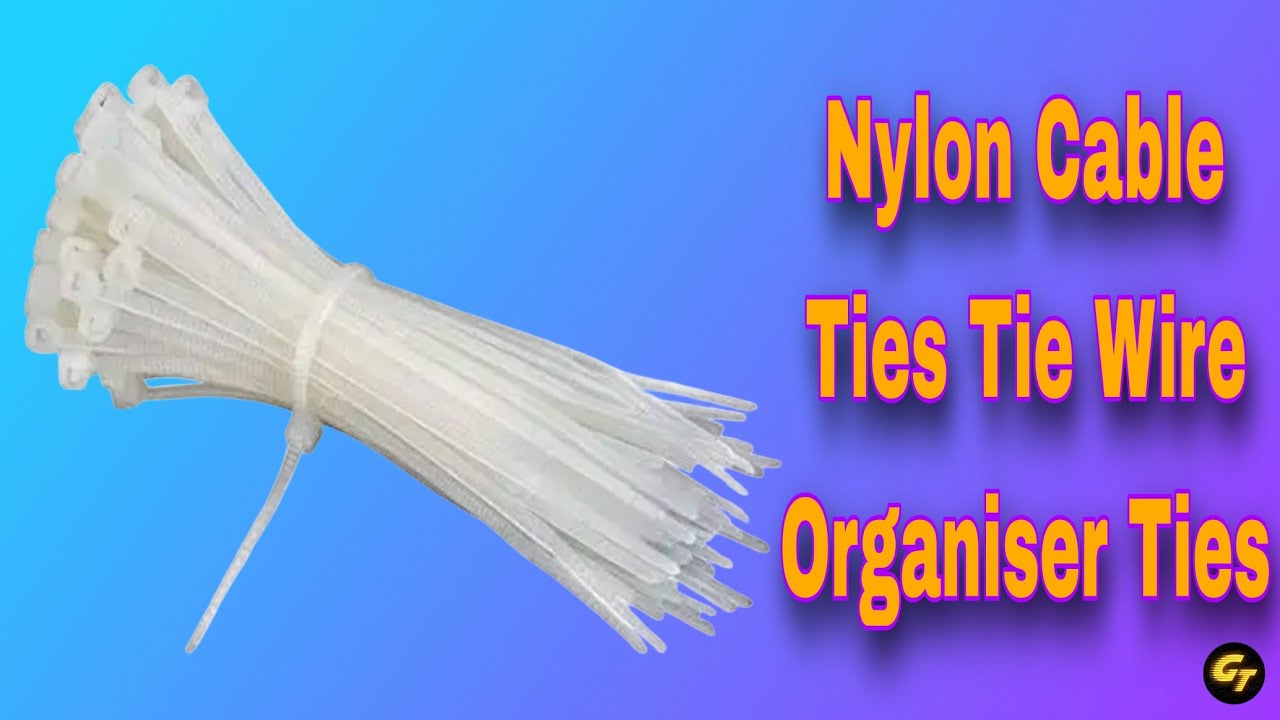 New Nylon Cable Ties Tie Wire Organiser Ties Nylons Cable Organizer