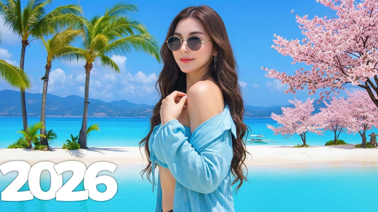 Relaxing Tropical Deep House 2026🍹Best Chill Vocal Summer Mix in 4K UHD for TV | Spring Mix