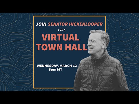 Virtual Town Hall with Senator Hickenlooper and Janine Davidson on National Issues