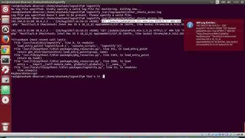 LogNotify - Real Time Log Monitoring through Desktop Notifications