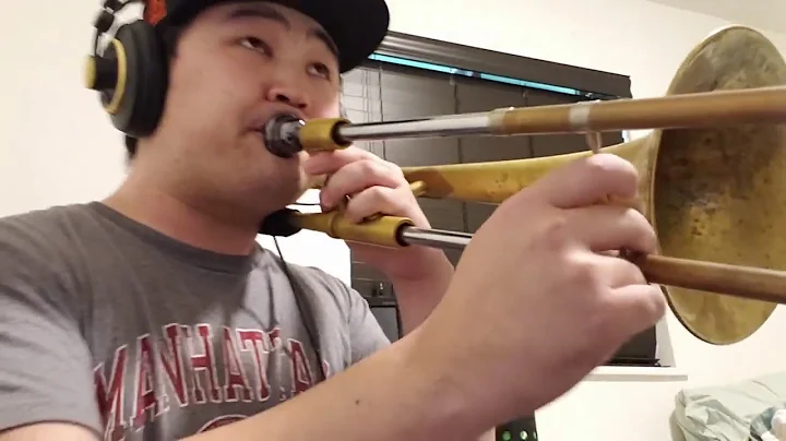 Practice session - Jon Hatamiya trombone solo on T...