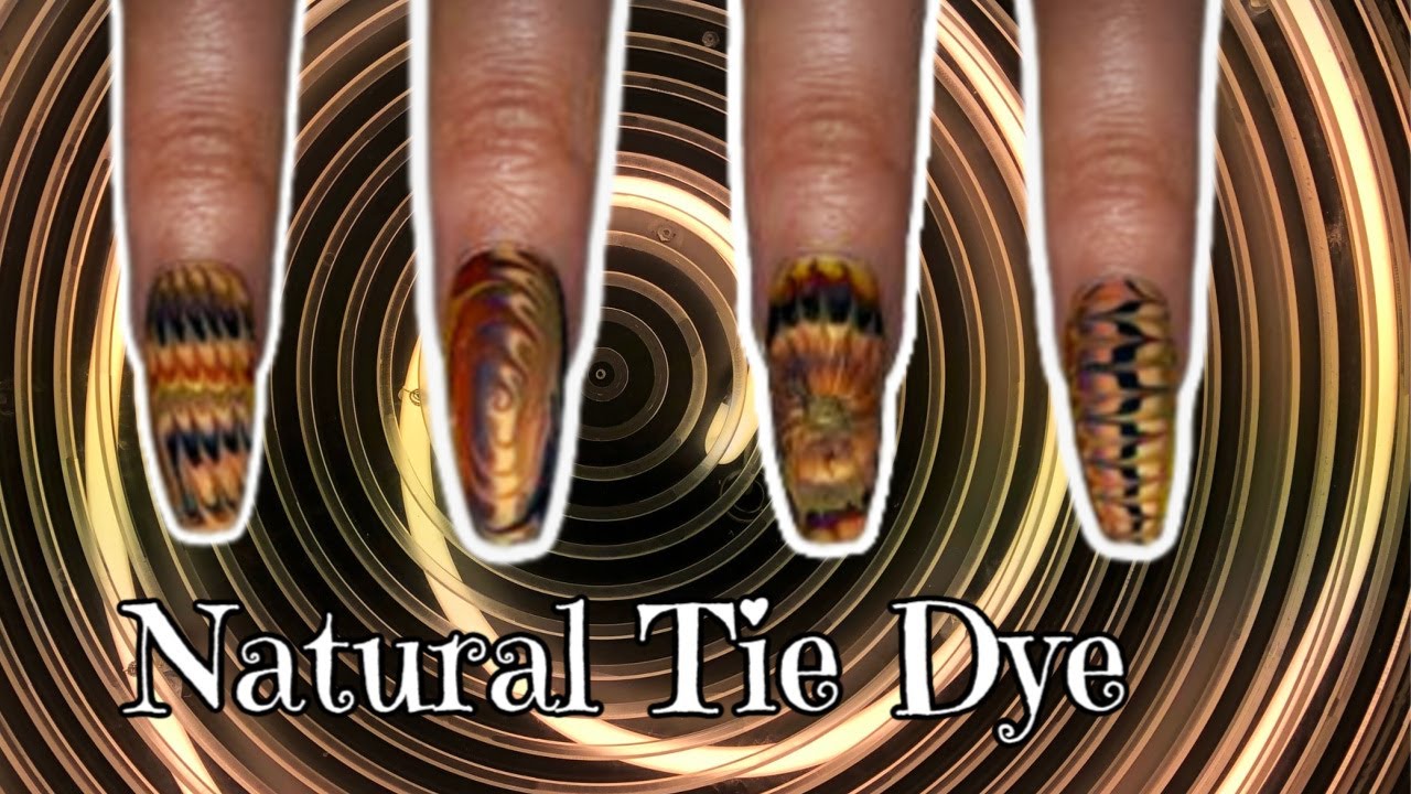 What If Tie Die Was Nude? 4 Ways to Do Tie-Dye/ Water Marble NAILS?
