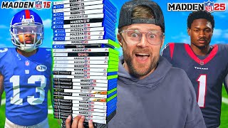 I Rebuilt A Team In Every Madden To Win A Super Bowl...