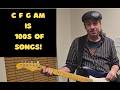 The Easiest Way to Learn C F G Am!  Unlock 100s of Songs on Guitar!