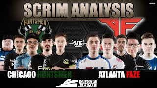 SIMP and CELLIUM Pop Off, Put SCUMP and Huntsmen in 100 Point Club! Huntsmen vs Faze Scrim Analysis!