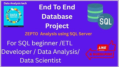 ZEPTO  Analysis Using SQL Server – Step-by-Step Guide