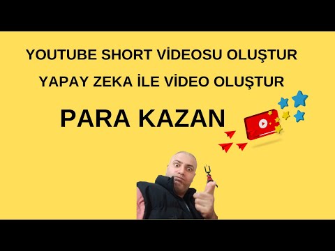 Youtube Short Videosu Oluştur - YAPAY ZEKA İLE VİDEO OLUŞTUR - PARA KAZAN