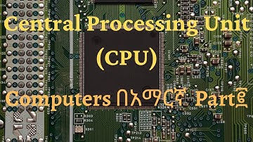 CPU in Amharic - ሲፒዩ በአማርኛ #cpu #amharic #ethiopia #habesha