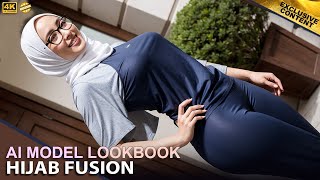 Beauty Pajamas Hijab Ai Lookbook - Hijab Fusion #Exclusive