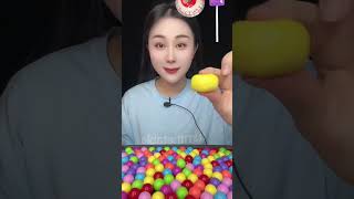 Colorful Candy Tasting Challenge 🍭✨#asmr #mukbang #funny