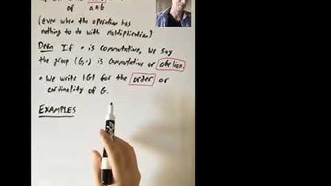 Introduction- What is a Group? (Algebra 1: Lecture 1 Video 1)