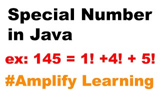 Special Number in Java | Class 10 Computer ICSE