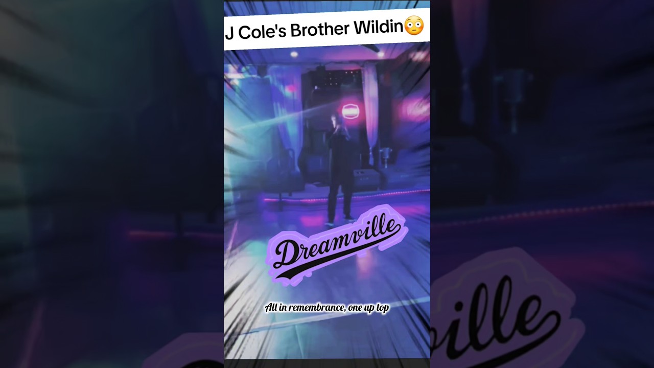 J Cole's Brother LIVE PERFORMANCE!! #shorts #fyp #hiphop - YouTube