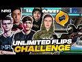 NRG Rocket League Pros Play with Unlimited Flips (Challenge) | musty, jstn, GarrettG, Squishy, Sizz