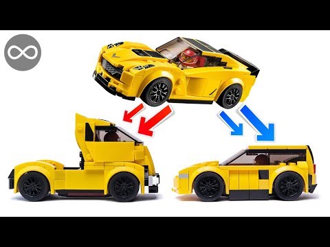 step by step tv show LEGO Corvette set 75870 alternate build models