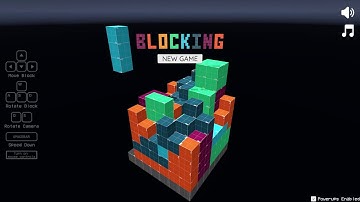 Blocking - 3D Block Dropping Puzzle Game