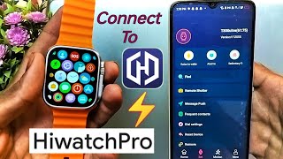 Connect T800 Ultra With Hi Watch Pro App | how to Connect T800 Ultra Smartwatch With Hiwatch Pro app screenshot 3