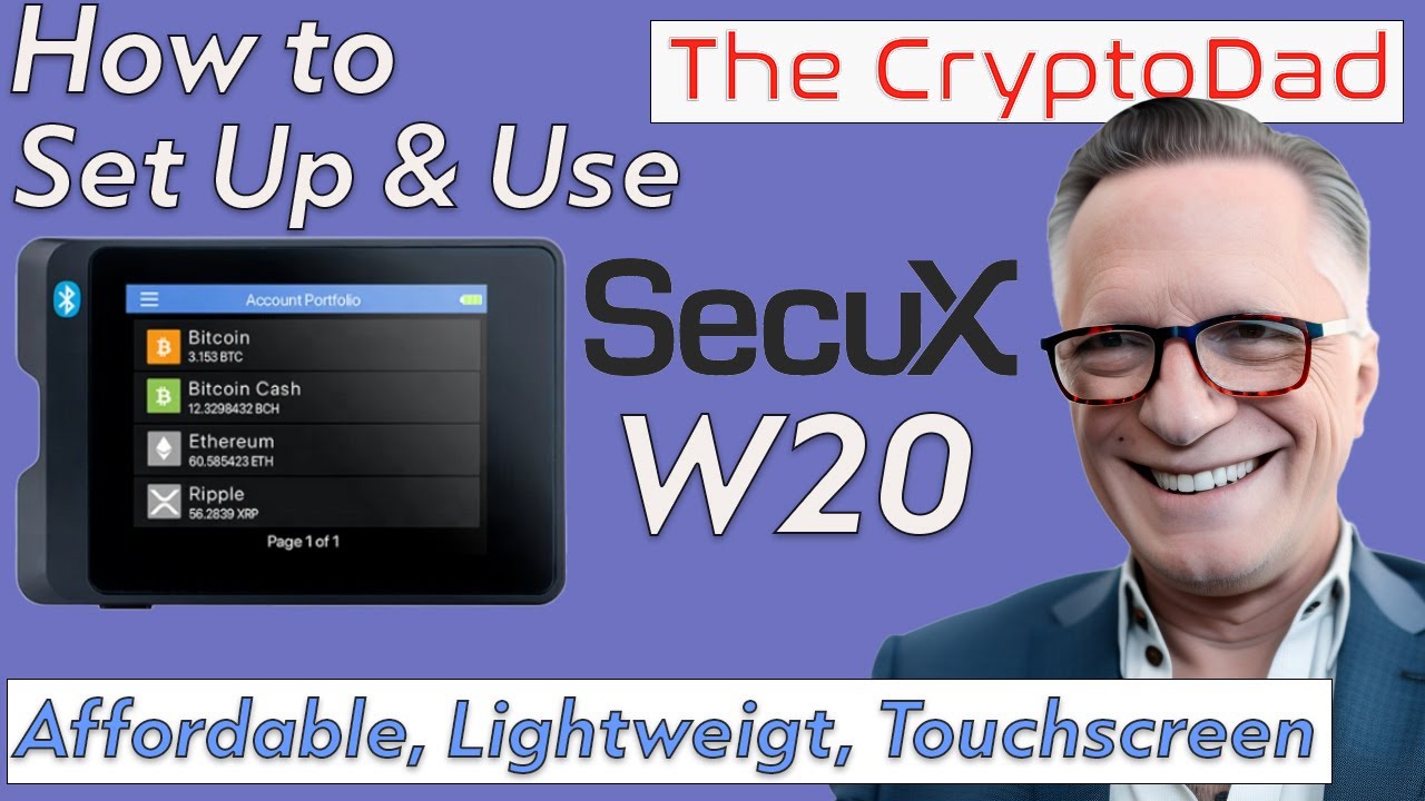 Hands-On with SecuX W20 X TrendMicro: Unboxing, Backup, & Transfers | Best  Touchscreen Wallet 2023?