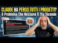 Claude ha perso tutti i progetti? Il Problema che nessuno Ti Sta Dicendo!