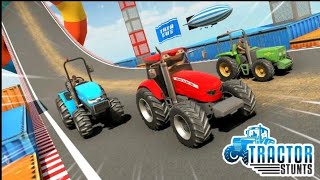 Mega ramp tractor stunt  new game play video 2022 mega en vivo screenshot 5
