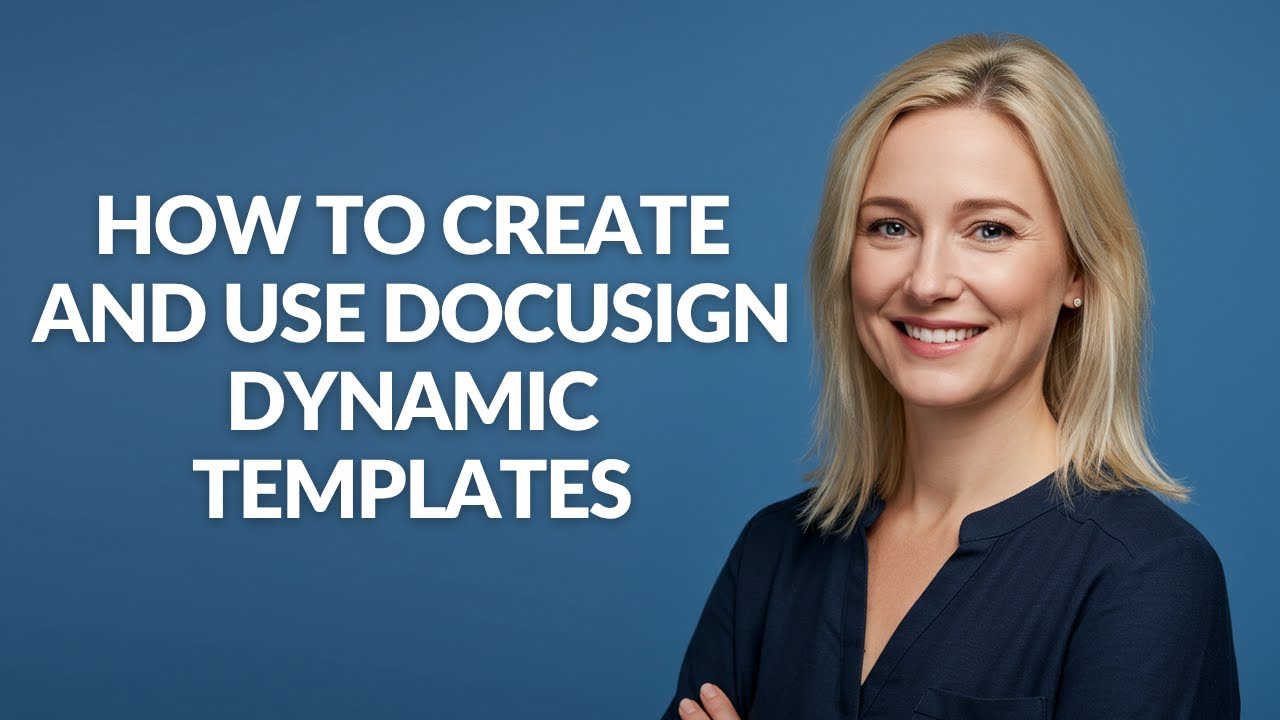 How to Create and Use Docusign Dynamic Templates - Julia'sTutorials ...
