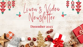 Liwen's Video Newsletter (Author Life & Book News) | December 2023