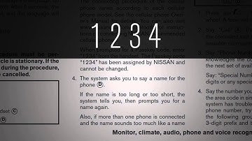 2013 NISSAN Frontier - Connecting Procedure (if so equipped)