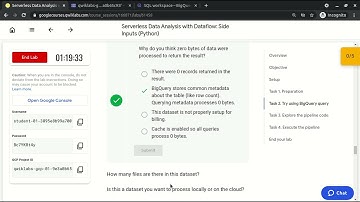 Qwiklabs # Serverless Data Analysis with Dataflow: Side Inputs (Python)