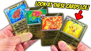I Found The Most HILARIOUS Golden Pokemon Cards You Will Ever See!