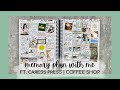 MEMORY PLAN WITH ME | ft. caress press | COFFEE SHOP | tattooed teacher plans