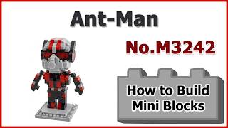 How to Build Ant-Man Blocks - Superhero Avengers M3242 Instructions Specifications screenshot 2