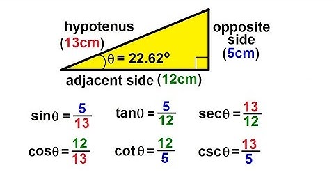 PreCalculus - Trigonometry: The Right Triangle (5 of 26) Basics of Trigonometry: Example