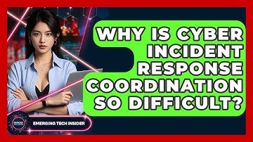 Why Is Cyber Incident Response Coordination So Difficult? - Emerging Tech Insider