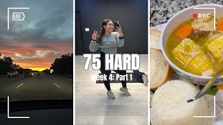 75 Hard Week 4 Vlog: Part 1 | Cozy Cooking, Leg Day & Real Talk