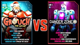 Real Steel WRB GROUCH VS DANGER ZONE NEW Robot updating (Живая Сталь)