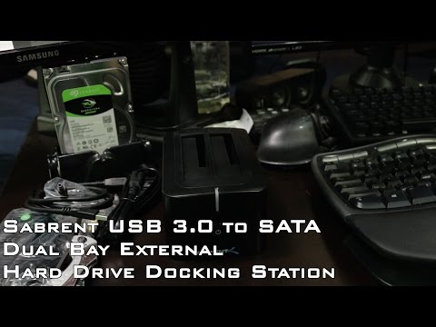 Unboxing - Sabrent USB 3 0 to SATA Dual Bay External Hard Drive Docking Station