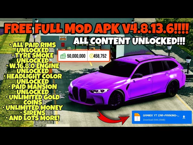 Car Parking Multiplayer 4.8.14.8 Mod Apk Unlimited Money Unlocked All  TERBARU 2023 Update! 