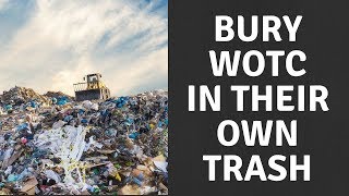 SEND BACK WOTC'S TRASH!  LOWEST QUALITY MAGIC CARDS EVER