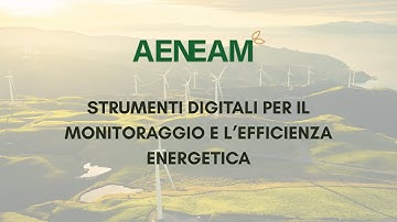 Strumenti digitali per il monitoraggio e l’efficienza energetica | webinar ottobre