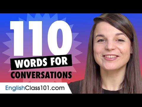 110 English Words For Daily Life Conversations