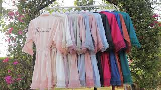 Bridesmaid Robes | Maid of Honor Robes | Wedding Robes | Customized Robes | Gift For Her | Robes