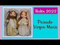 BELÉN TELA terminamos con el peinado de la Virgen PATRONES GRATÍS  video - 581