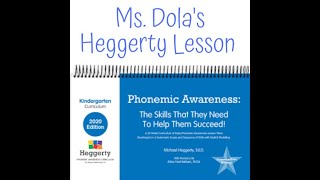 Heggerty Lesson: Week 4 - Monday (school closure)