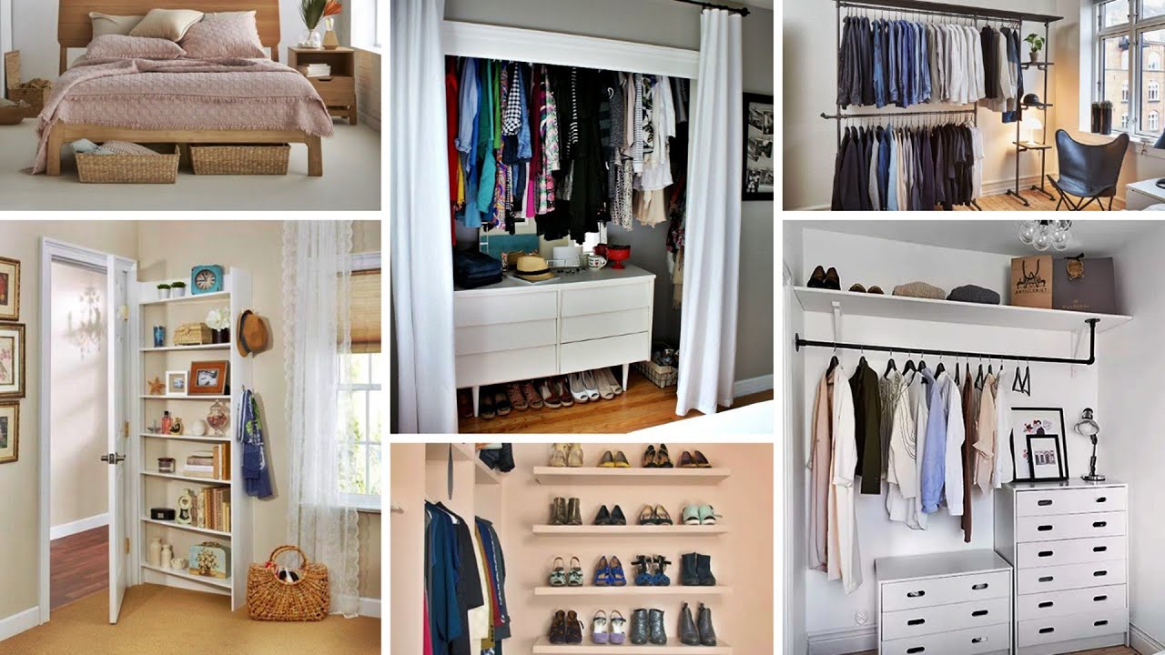 12 No-Closet Clothes Storage Ideas