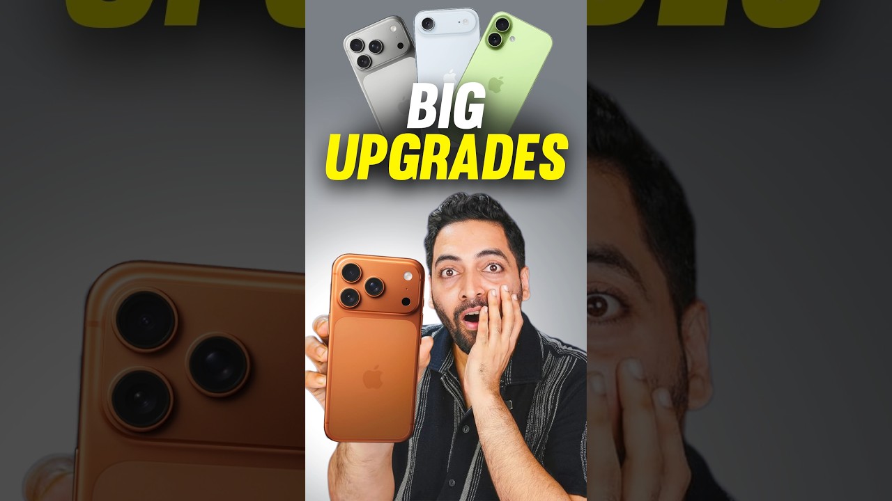 iPhone 17 Series India : CRAZY Upgrades⚡ #shorts