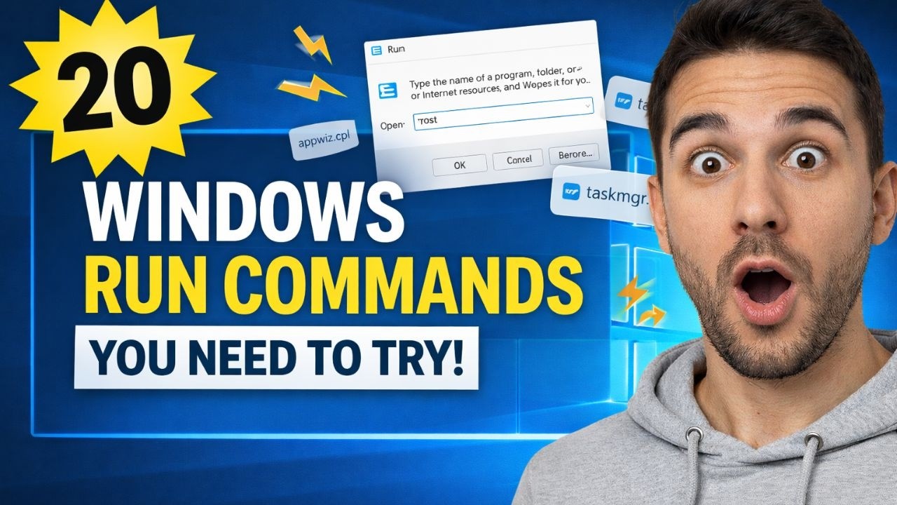 Run Command Guixt Visible 20 Windows Run Commands You Need To Try! - YouTube