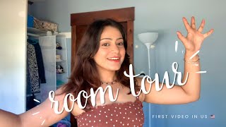 Room Tour in Buffalo, New York 🌸 || International Student in US 🇺🇸