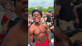 Ishowspeed Went Too Far After Racing An Olympic Chdanion shorts ishowspeed